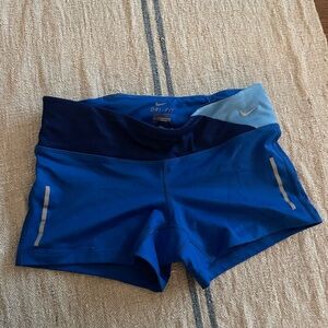 Nike Women's Athletic Shorts in Blue Tones